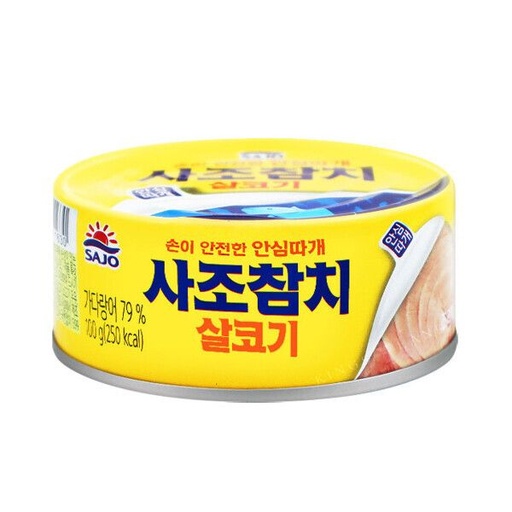 三祖 - 韓國 即食 原味 油浸吞拿魚 100g 平行進口