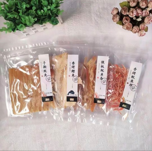 佳美洋香烤鱈魚手撕魷魚香烤魷魚絲鐵板魷魚條100g/包即食魚零食
